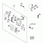 300 MXC Тормозной механизм передний