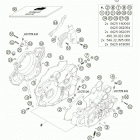 250 EXC RACING Engine case 250 / 450 / 525