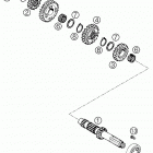 660 SUPERMOTO FACTORY REPLICA I - antriebswelle transmission i - main shaft