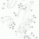 640 DUKE II Mask, fenders 640