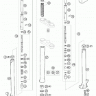 65 SX Fork legs marzocchi 65
