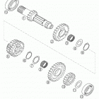 525 SMR Transmission i - main shaft 450 / 525