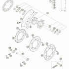 450 SUPERMOTO FACTORY REPLICA Rear wheel 17