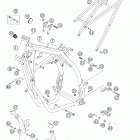125/200 EXC Frame, sub frame 125 / 200
