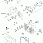 660 RALLYE FACTORY REPLICA Headlight, lights 660