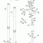 640 LC4 ADVENTURE Передняя вилка