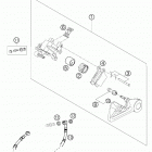 250 EXC RACING Тормозной механизм задний