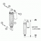 625 SXC Shock absorber wp 625