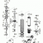 640 LC4 ENDURO Shock absorber wp disassembled enduro 640
