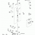 640 DUKE II Rear brake control 640