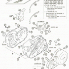 640 LC4 ADVENTURE Engine case 640