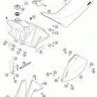 625 SMC Tank, seat, cover 625