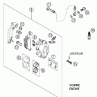 250 EXC RACING Тормозной механизм передний