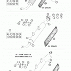 125/200 EXC Exhaust silencer 200