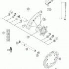 125/200 EXC Переднее колесо