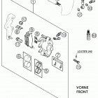 400 LS-E/MIL Тормозной механизм передний