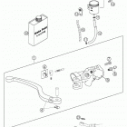 450 SUPERMOTO FACTORY REPLICA Hand brake cylinder brembo 450