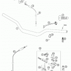 250 SX Handlebar, controls 250