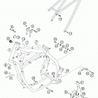 250/300 MXC, EXC Frame, sub frame 250 / 300