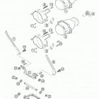 640 DUKE II Head light, support 640