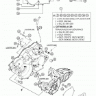 250/300 MXC, EXC Engine case 250 / 300