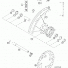 85 SX Переднее колесо
