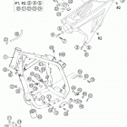 660 SUPERMOTO FACTORY REPLICA Frame, sub frame 660