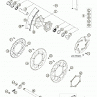 625 SXC Rear wheel 625