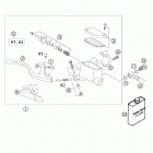 85 SX Hand brake cylinder 85