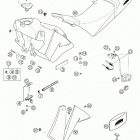 640 DUKE II Tank, seat, cover 640