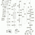 660 SUPERMOTO FACTORY REPLICA Shock absorber wp disassembled 660