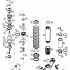 660 RALLYE FACTORY REPLICA Shock absorber wp disassembled 660