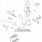 125/200 SX, MXC, EXC Hand brake cylinder 125 / 200