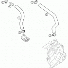 640 LC4 ENDURO, 640 LC4 SUPERMOTO, 640 LC4 ADVENTURE, 640 DUKE Breather system 640