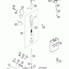 640 DUKE II Rear brake control 640