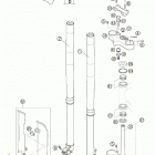 640 LC4 ADVENTURE Передняя вилка