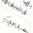 660 SUPERMOTO FACTORY REPLICA Transmission ii - countershaft 660