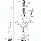 50 SX PRO JUNIOR LC, 50 SX PRO SENIOR LC Carburetor dellorto 14 phvads 50 junior lc