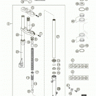 50 SX PRO JUNIOR LC, 50 SX PRO SENIOR LC Front fork 50 senior lc