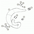 250/300 MXC, EXC Exhaust pipe 250 / 300