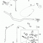 640 LC4 ADVENTURE Handlebar, controls 640
