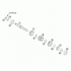 85 SX Transmission i - main shaft 85