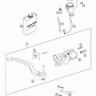 660 SUPERMOTO FACTORY REPLICA Hand brake cylinder 660