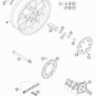 640 DUKE II Rear wheel brembo 640