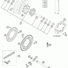 660 SUPERMOTO FACTORY REPLICA Rear wheel 660