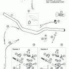 660 SUPERMOTO FACTORY REPLICA Handlebar, controls 660