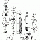 640 LC4 ADVENTURE Wp zerlegt shock absorber wp disassembled