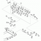 625 SXC Anlenkung pro lever system 625