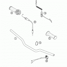 50 SX PRO JUNIOR LC, 50 SX PRO SENIOR LC Handlebar, controls 50 lc