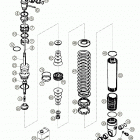 50 SX PRO JUNIOR LC, 50 SX PRO SENIOR LC Shock absorber disassembled 50 junior lc